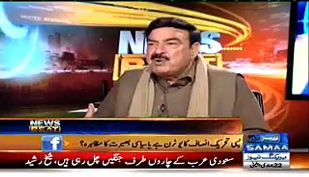 Sheikh Rasheed Nawaz Hukumat Par Baras Pary