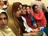 Reham Khan becomes KP Ambassador for Street Children-Geo Reports-12 Apr 2015