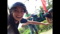 Lorraine Rides A Zipline! Loboc Eco Adventure Park Zipline V-log!