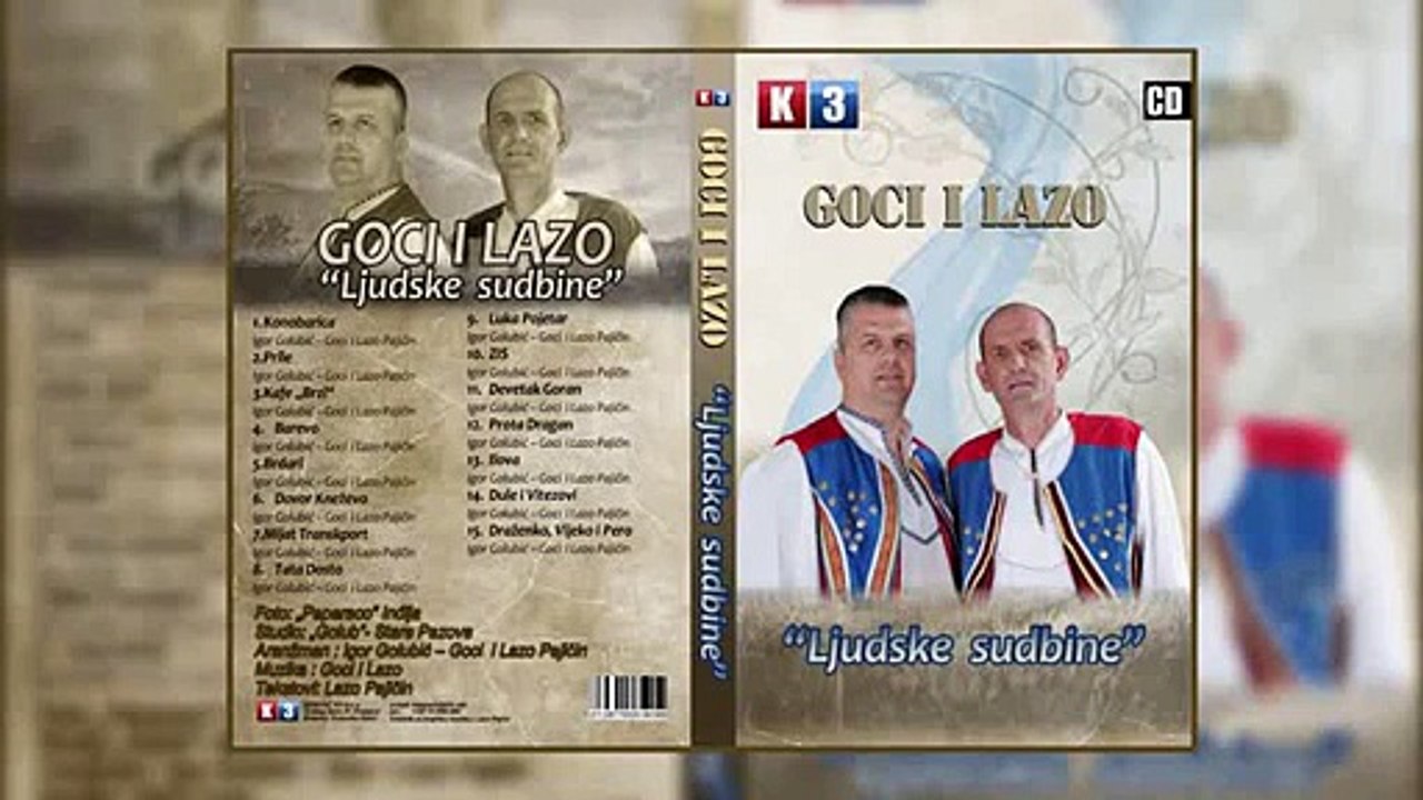 Goci i  Lazo - Draženko,Vijeko i Pero (AUDIO 2015)