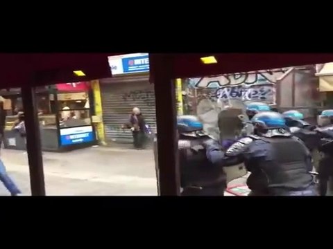 Confrontations Supporters bastiais vs Police | PSG vs Bastia (4-0)