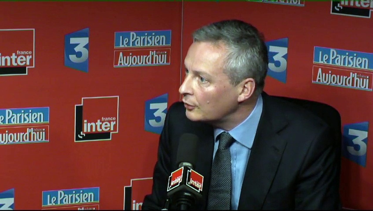 Bruno Le Maire : "L'Histoire montre que n'est pas toujours le favori qui gagne"