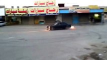 1JZ Mercedes brutal anti lag - mercedes arab drifting