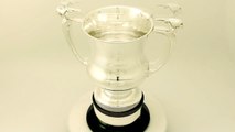 Sterling Silver Presentation Cup - Art Deco Style - Antique George V - AC Silver (A1929)