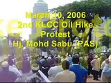 KLCC 2nd Fuel Price Hike Protest