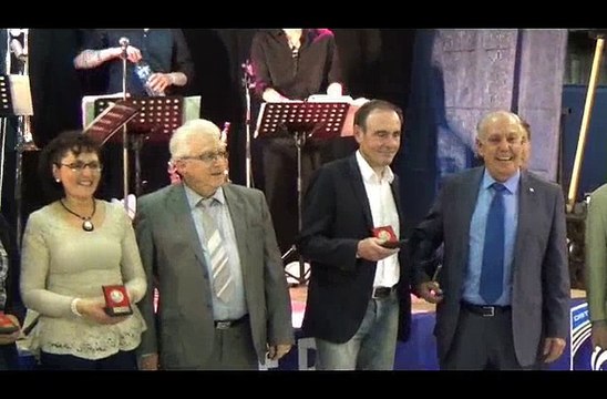 La Thibérienne Football à la Soirée des Bénévoles du District Football Dordogne 4 Avril 2015.