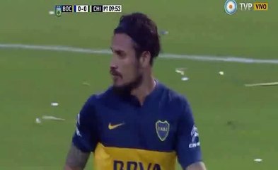 boca juniors v. nueva chicago Osvaldo 1st chance