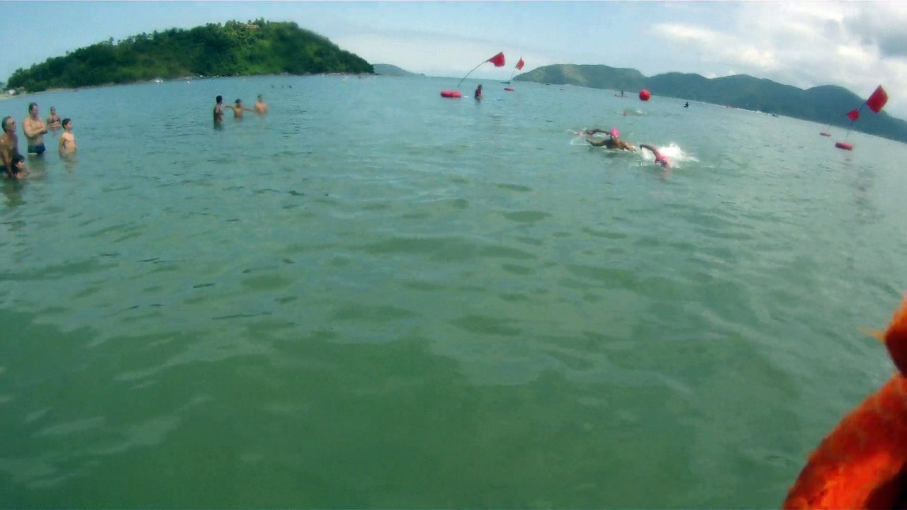 Prova de natação, 3000 m, Mar aberto, XIX Natação da Praia do Lázaro, Ubatuba, SP, Brasil, Fernando Cembranelli, Marcelo Ambrogi, Amigos, (10)