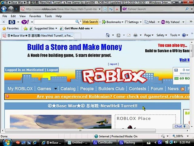 Roblox Base War Review Video Dailymotion - roblox base vs base conquest tiny army battles roblox adventure