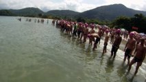 Prova de natação, 3000 m, Mar aberto, XIX Natação da Praia do Lázaro, Ubatuba, SP, Brasil, Fernando Cembranelli, Marcelo Ambrogi, Amigos, (24)
