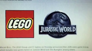 LEGO JURASSIC WORLD & LEGO AVENGERS GAMES ANNOUNCED FOR PS3, PS4, VITA, 360, XBOX ONE, WII U, & 3DS