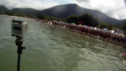 Prova de natação, 3000 m, Mar aberto, XIX Natação da Praia do Lázaro, Ubatuba, SP, Brasil, Fernando Cembranelli, Marcelo Ambrogi, Amigos, (33)