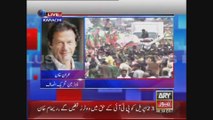 Chairman PTI Imran Khan Talks Briefly From NA-246 Campaign Rally Karachi 9 April 2015