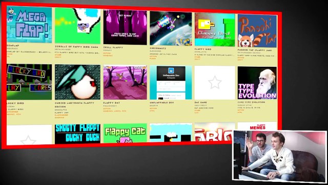 Cyprien Squeezie - FAKE FLAPPY BIRD !