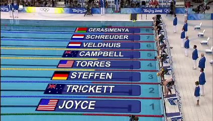 Olympic Swimming, 2008 Beijing, Women's 50 Freestyle
