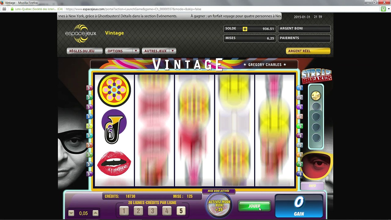 jeux de casino en ligne. tres beau a voir