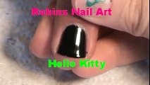 Hello Kitty Nail Art - DIY #HOWTO #NAILS