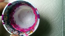 Rainbow Spiral Water Marble Nail Art Tutorial