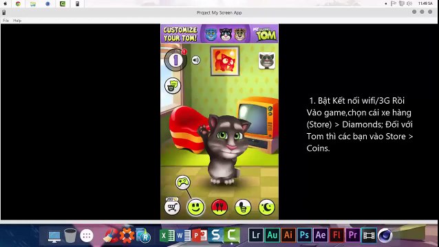 Hướng dẫn Hack Coin, Diamonds game My Talking Tom và My Talking Angela mới nhất