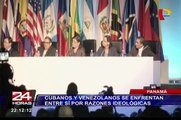 Panamá: cubanos y venezolanos enfrentados entre sí antes de Cumbre de las Américas