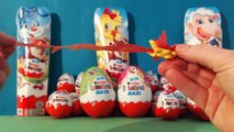 33 Surprise Eggs Kinder Surprise Giant Маша и Медведь HELLO KITTY Disney Pixar 1/3