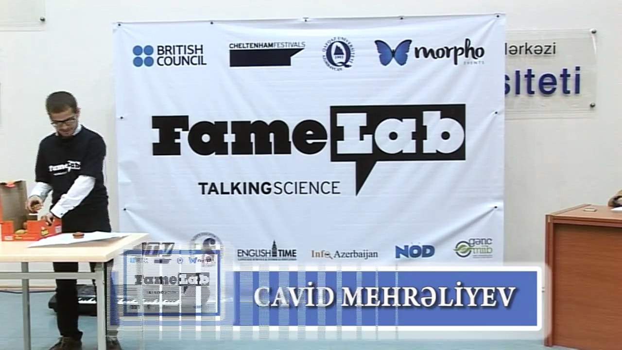 FameLab 2015 Cavid Mehrəliyev