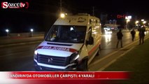 Andırın'da Otomobiller Çarpıştı: 4 Yaralı