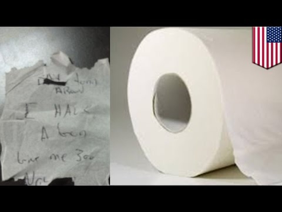 Policía arresta a un tonto criminal gracias a un trozo de papel higiénico