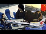 Tres pasajeros en un avión se van a los golpes por culpa de mujer que reclino su asiento