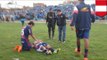 Jugador de futbol peruano es impactado por un rayo durante partido televisado