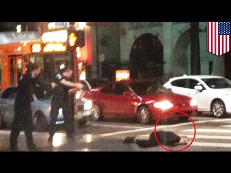 Policía de Los Ángeles le dispara a artista callejero en frente de varios turistas