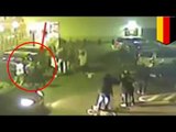 Video muestra el momento en que adolescente golpea con un bate a mujer que intento detener pelea