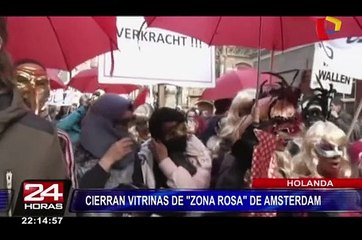 Holanda: cierran vitrinas de ‘Barrio rojo’ de Ámsterdam