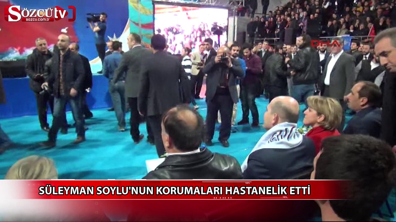 Süleyman Soylu'nun korumaları hastanelik etti