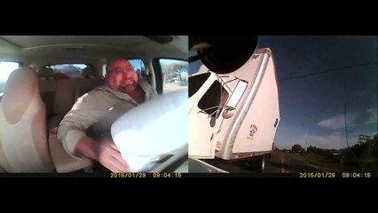 Dashcam Double Car Crash