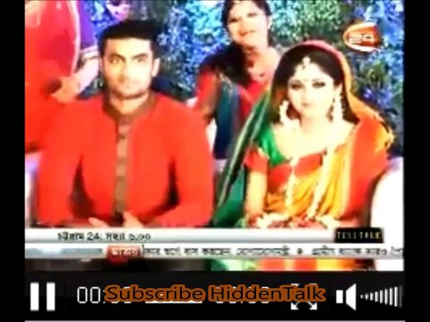 Bangladeshi cricketer Tamim Iqbal & his wife ayesha Wedding Ceremony