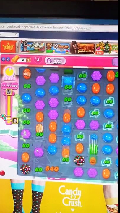 candy crush niveau 252
