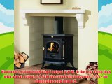Vortigern 55kW CAST IRON WOODBURNING MULTIFUEL STOVE V14 genuine CE certificate issued in the UK