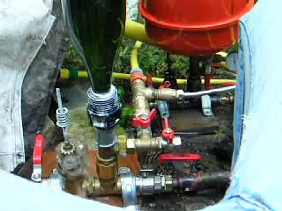 Ram pump - Bélier hydraulique Double