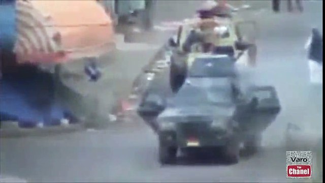 Houthy Armored Car destroyed In Yemen