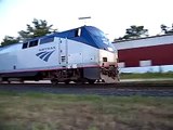 Amtrak Empire Builder #7 through Winona, MN 8-26-08