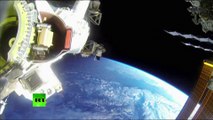 GoPro on NASA astronauts - Spacewalk outside ISS