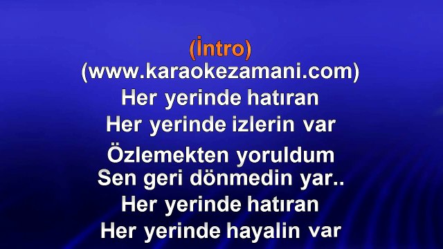 Cengiz Kurtoğlu ‐ Aynı Sahilde - 2001 TÜRKÇE KARAOKE