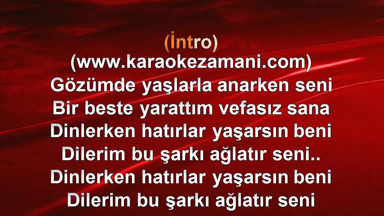 Cengiz Kurtoğlu - Bu Şarkı - 2005 TÜRKÇE KARAOKE