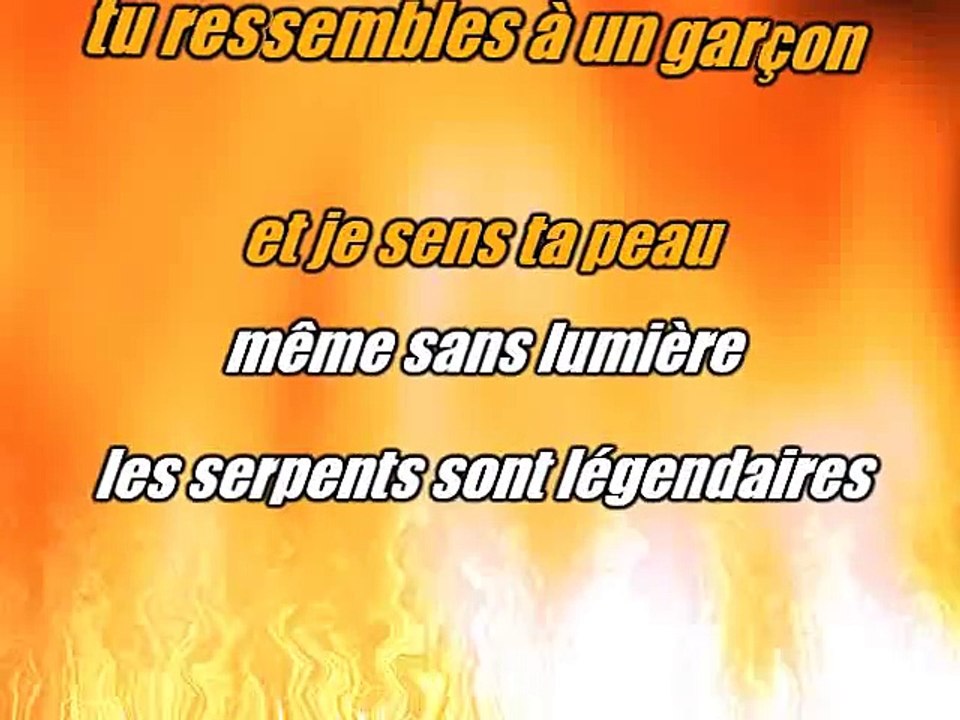 KARAOKE INDOCHINE - Tes yeux noirs