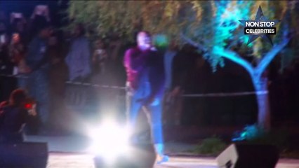 Kanye West : le rappeur se mouille pendant un concert surprise en Arménie