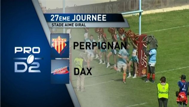 PROD2, J27 -Perpignan-Dax: 37-8 - J27 – saison 2014-2015