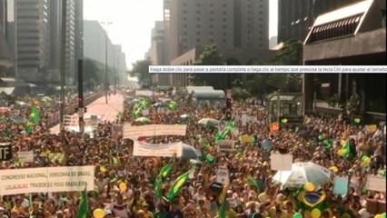 Pequenos grupos aproveitam protestos para pedir intervenção militar