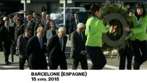 Crash dans les Alpes : un hommage rendu aux victimes à l'aéroport de Barcelone