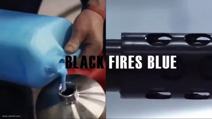 Two cars fight with guns